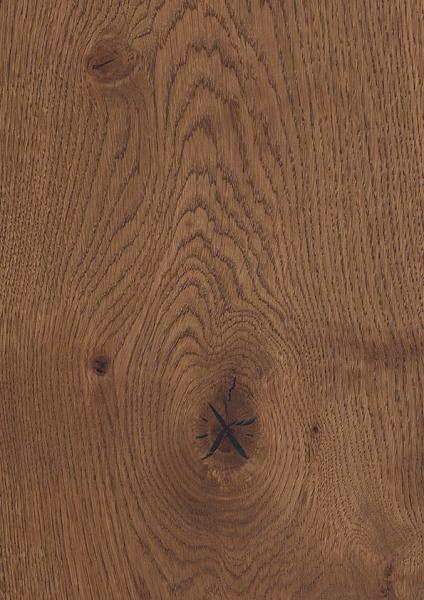 Landhausdiele Eiche XXL Schlossdiele astig, gebürstet, geräuchert natur geölt 2,93²/Paket